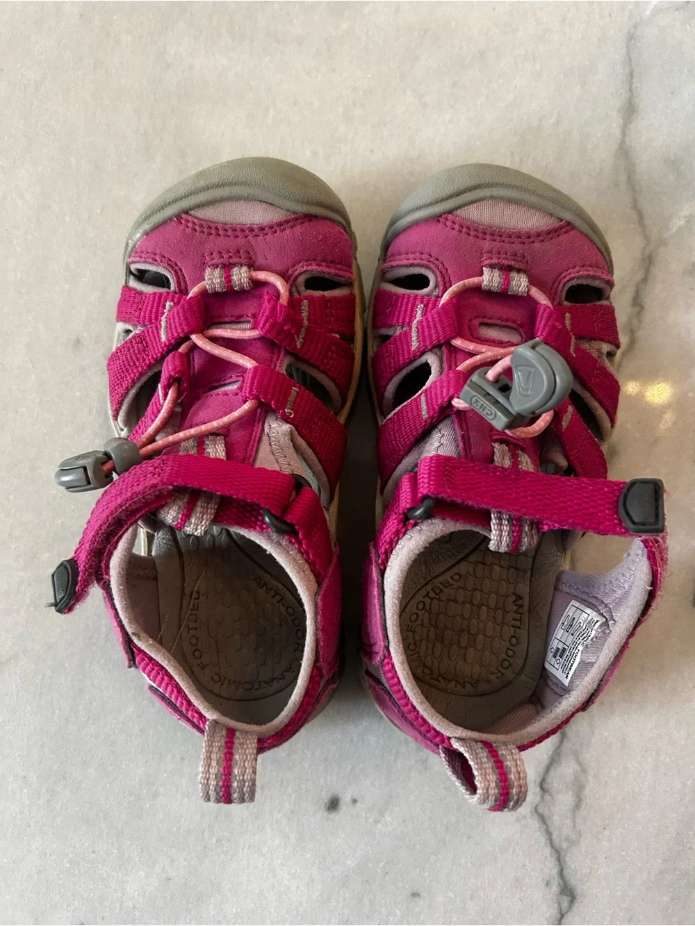 KEEN Kids Magenta Closed-Toe Outdoor Sandals